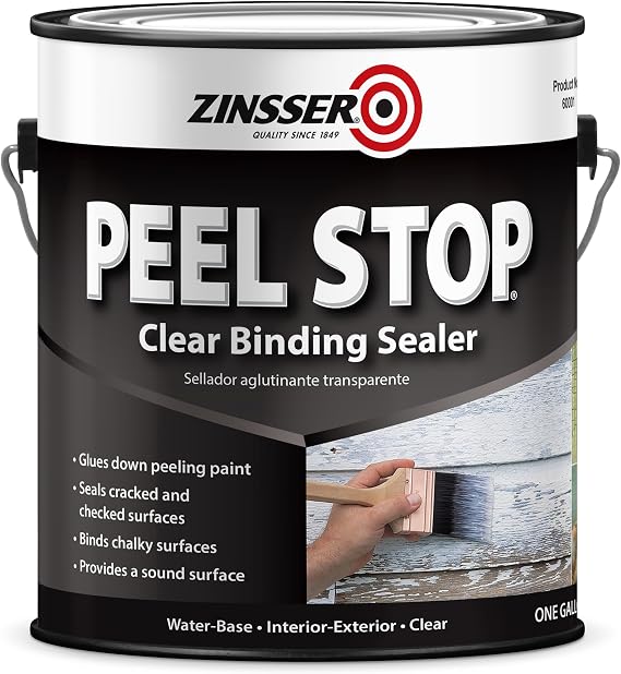 Zinsser 60001 Peel Stop Clear Binding Sealer & Primer, Gallon
