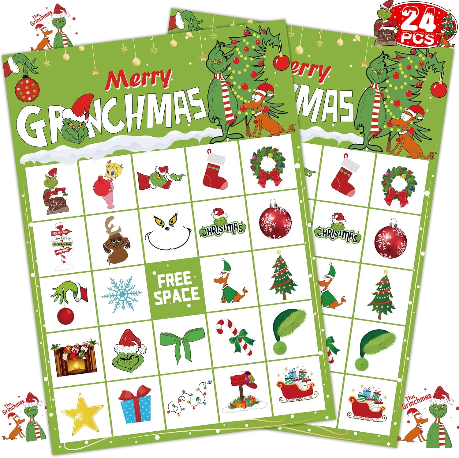 Christmas Bingo Game for Kids - Christmas Party Games and Decorations