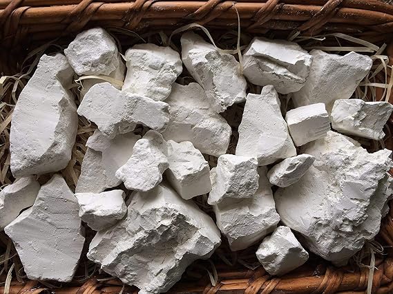 Kaolin Edible Clay Chunks (lump) Natural for Eating (Food), 4 oz (113 g)