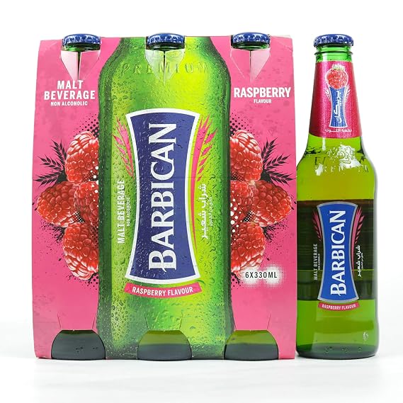 Barbican Raspberry Non-Alcoholic Drink 11.1 fl. Oz. Pack of 24