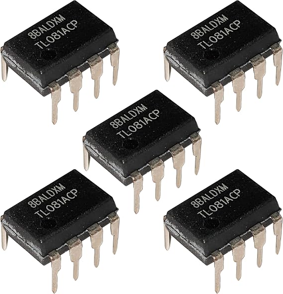 5 Pack TL081 8-Pin J-FET Input Operational Amplifier Linear ICS - EX ELECTRONIX EXPRESS