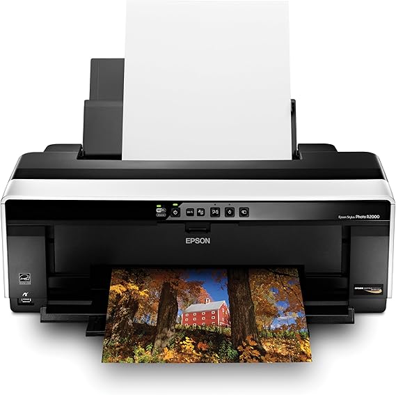 Epson Stylus Photo R2000 Wireless Wide-Format Color Inkjet Printer (C11CB35201)