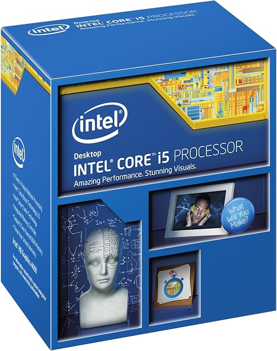 Intel Core i5 4670 Quad Core Retail CPU (Socket 1150, 3.40GHz, 6MB, Haswell, 84W, Intel Graphics, BX80646I54670, 4th Generation Intel Core, Turbo Boost Technology 2.0)
