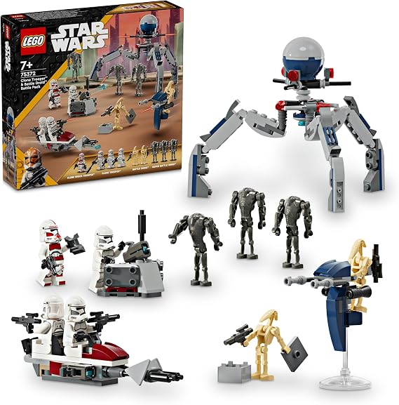 LEGO Star Wars Klon Trooper ve Savaş Droidi Savaş Paketi Seti 75372
