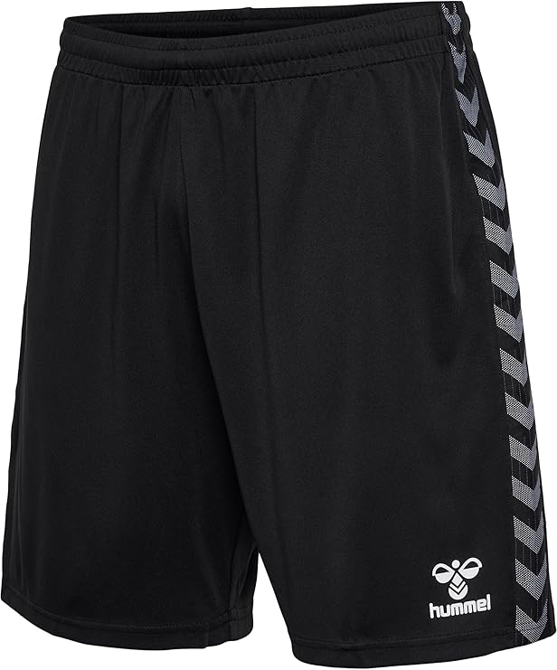 hummel Authentic PL Men's Sports Shorts - Short Sports Trousers & Training Trousers with Adjustable Drawstring in the Waistband - Trousers Made of 100% Recycled Polyester - Breathable and Quick-Drying