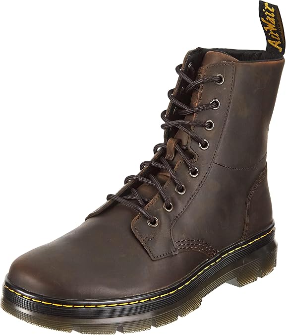 Dr. Martens Women's Combs Ambassador Leather 8 Tie Boot Fashion Boot