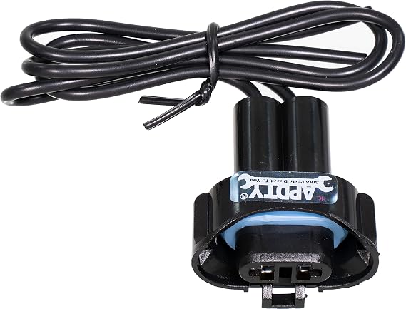 APDTY 95894 2 - Wire H8/H11 Harness Headlight Socket