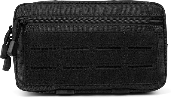 Mardingtop Molle Tactical Admin Pouch Utility EDC Tool Pouch Bag,Zippered Utility Waist Pack