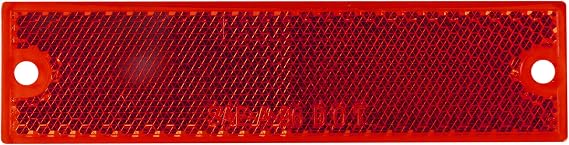 Optronics RE15RBP Red Rectangular Reflector