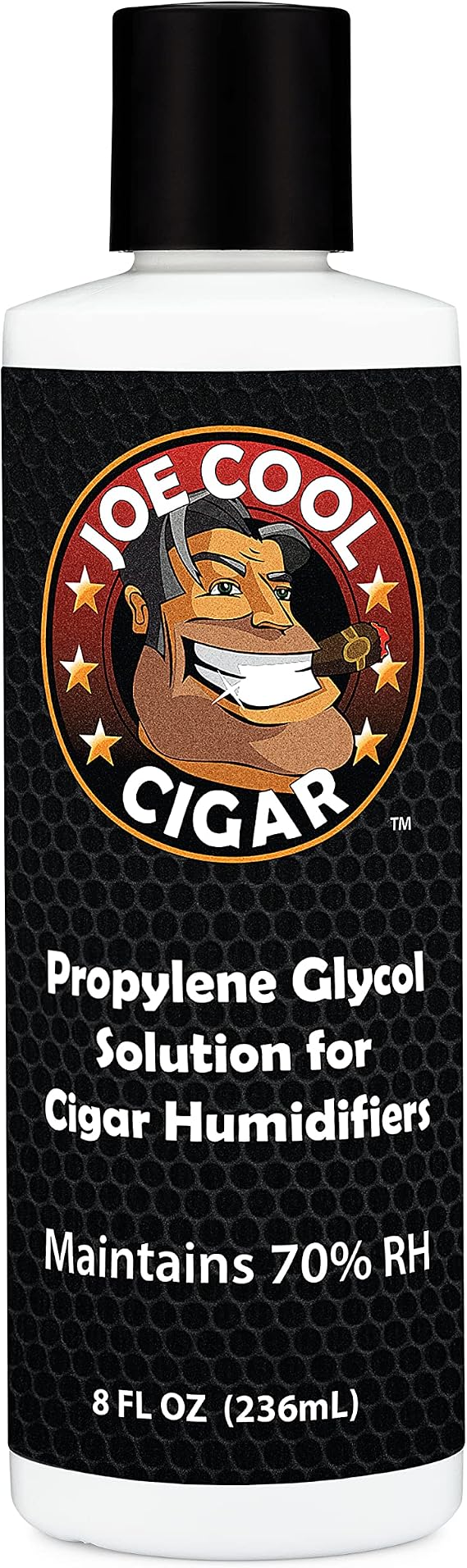 Joe Cool Cigar Propylene Glycol Humidor Solution for Cigar Humidifiers (8 oz Bottle)
