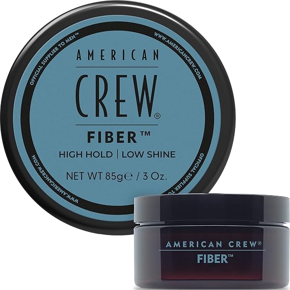 American Crew Men's Hair Fiber, Like Hair Gel with High Hold & Low Shine, 3 oz | Hair fiber that thickens, texturizes & adds fullness. High hold, matte low-shine finish. For straight to wavy hair.