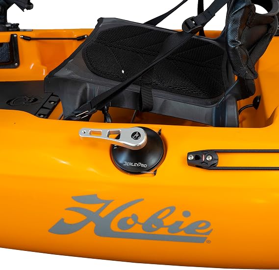 BerleyPro Raised Kayak Handle for Hobie Outback & Compass - Ergonomic Aluminum Handle with Stainless Steel Fasteners - Kayak Fishing Accessories, Paddle & Boat Gear Upgrade