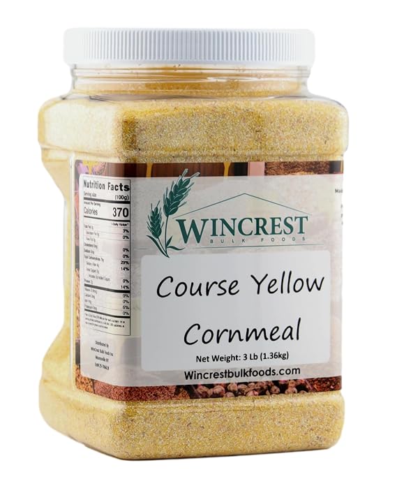 WinCrest Coarse Ground Cornmeal - 3 Lb Tub