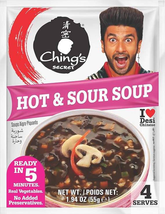 Ching's Secret, Hot & Sour Soup, 55 Grams(gm)
