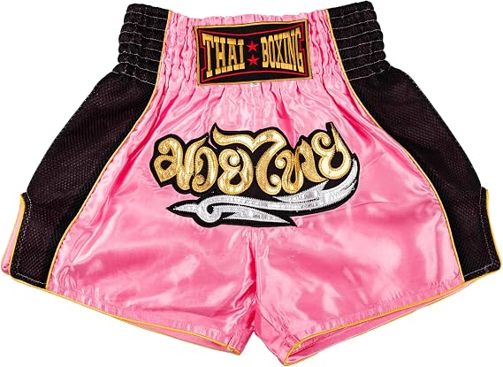 Muay Thai Shorts for Men Women Slim Cut MMA Boxing Shorts Training Kickboxing Clothing Martial Arts Trunks