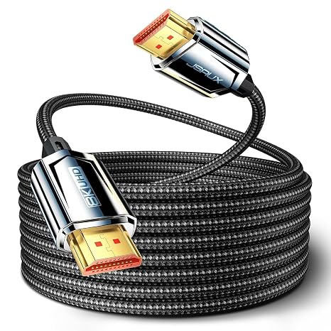 JSAUX 10K 8K HDMI Cable 9.9FT, 48Gbps HDMI 2.1 Ultra High Speed HDMI Cable