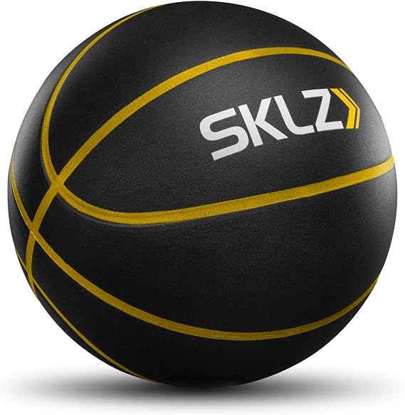 SKLZ Bashhhketball Pro Silent Basketball Official Size 7, 29.5" Indoor Foam Training Ball, Quiet Dribbling