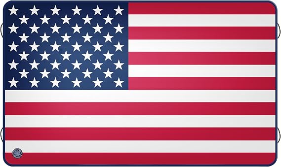 O'Brien 10ft x 6ft Flag Runway Floating Inflatable Float for Lakes & Rivers