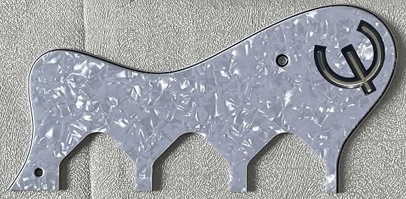 Pick Guard For Epiphone Riviera P93 & E Style Guitar Pickguard Scratch Plate (4-Ply White Pearl)