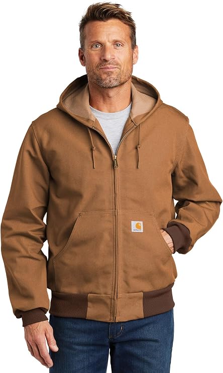 Carhartt Thermal-Lined Duck Active Jacket CTJ131 L Carhartt Brown
