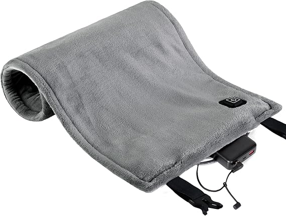 Cordless Heating Pad for Back, Rechargeable Electric Heat Wrap | Wearable Heat Wrap With Adjustable Straps, 15000Mah Battery, 3 Heat Settings And Auto Shut-Off For Home, Office And Travel.