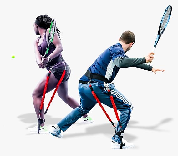 VPX Tennis Swing Trainer Increases Power, Exit Ball Velocity, Shot Accuracy, Serve Speed, Improves Forehand, Backhand, Slice, Compression Racket Torque, For Men, Women, Boys, Girls, Kids