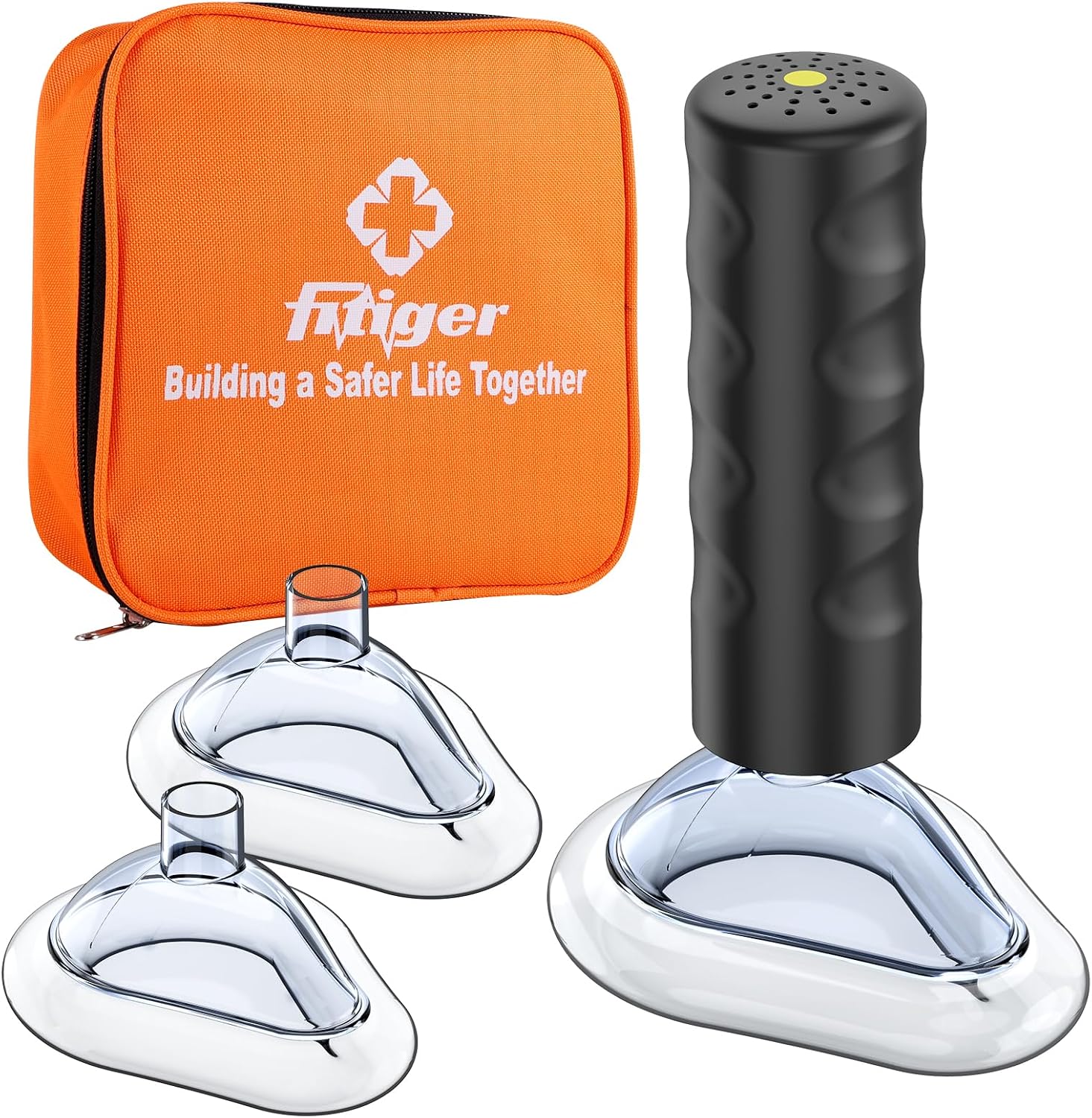 Choking Rescue Device, FSA HSA Anti Choking Device, First Aid Kit for Baby and Adults, Fitiger EasyPumpVac Pro Portable Airway Suction Device for Children and Adults - Home Kit