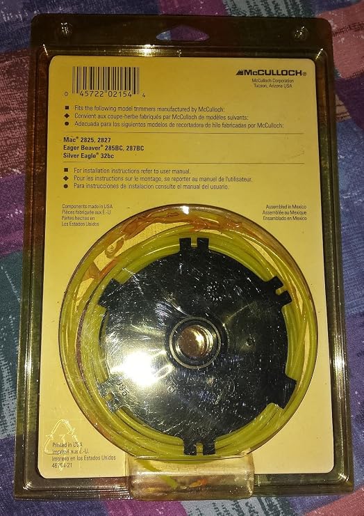 McCulloch 2 line spool
