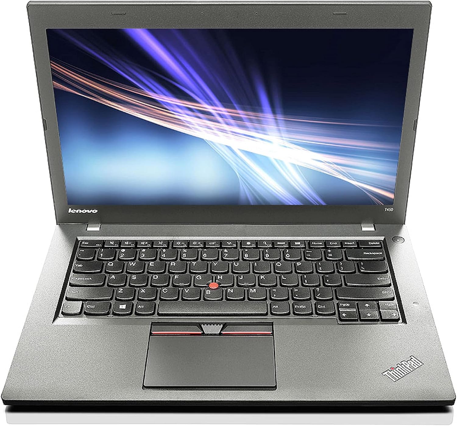 Lenovo Thinkpad T450 14 Inch Business Laptop Intel Dual Core i5-5300U up to 2.9GHz, 16GB DDR3L RAM, 256GB SSD, Intel HD 5500, WiFi, Bluetooth, Windows 10 Pro Renewed