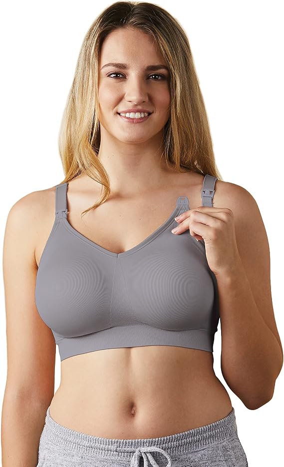 BRAVADO! DESIGNS Women's Body Silk Seamless Nursing Bra and Maternity Bra, XS - XXL---