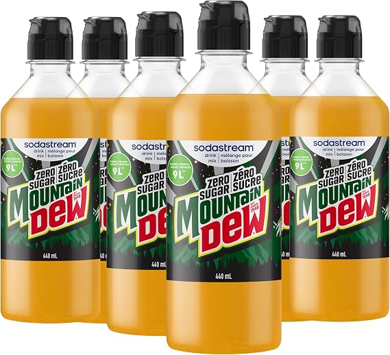 SodaStream Mountain Dew Zero Sugar Soda Mix 440 ml