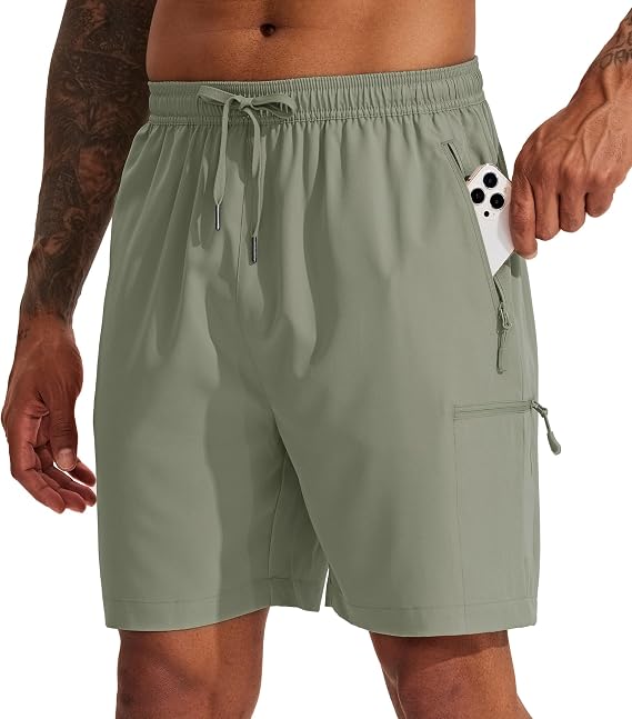 Willit Men's Hiking Cargo Shorts Quick Dry Golf Athletic Shorts 7" Lightweight Summer Shorts with Pockets