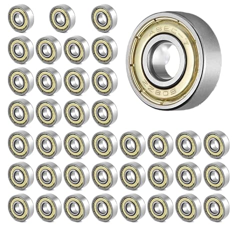 40 Pcs 608zz Ball Bearing,Longboard Roller Skate Bearing,608 ZZ Kugellager