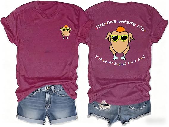 Thanksgiving Shirts for Women Turkey Shirt Thankful Fall Gifts Tops
