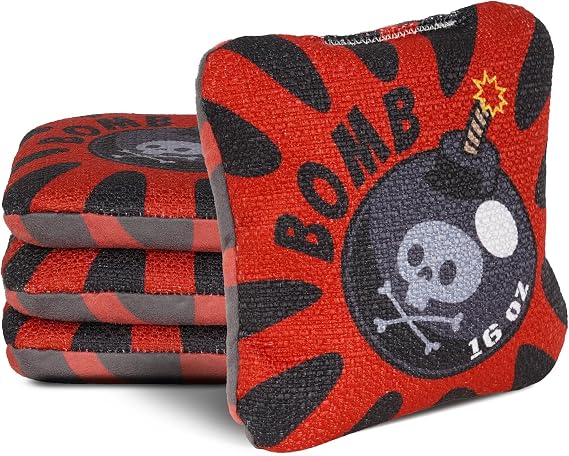 Cornhole Bags Set Regulation Professional Cornhore Bags Slick and Stick Bean Bags for Cornhole Game Changer Cornhole Bags with Storage Bags
