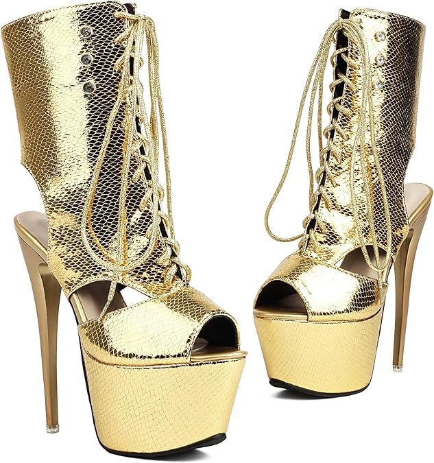 15.5cm Ultra-High Heels Pole Dance Shoes