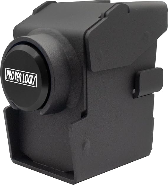 Proven Industries 2516-B2 Trailer Lock - 2-5/16" Adjustable Coupler, Black