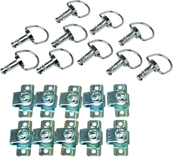 GG135 Silver Quick Release Ring - 10 Piece