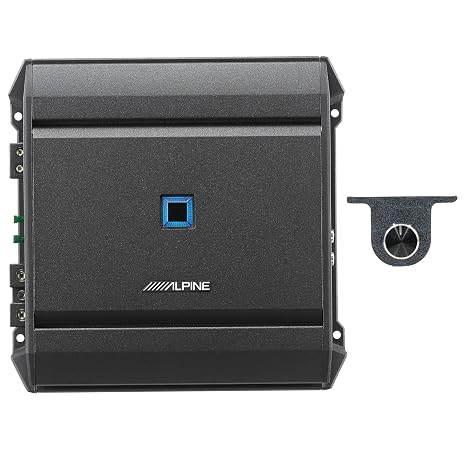 Alpine S-A60M, S Series Class D Monoblock Subwoofer Amplifier w/Bass Knob