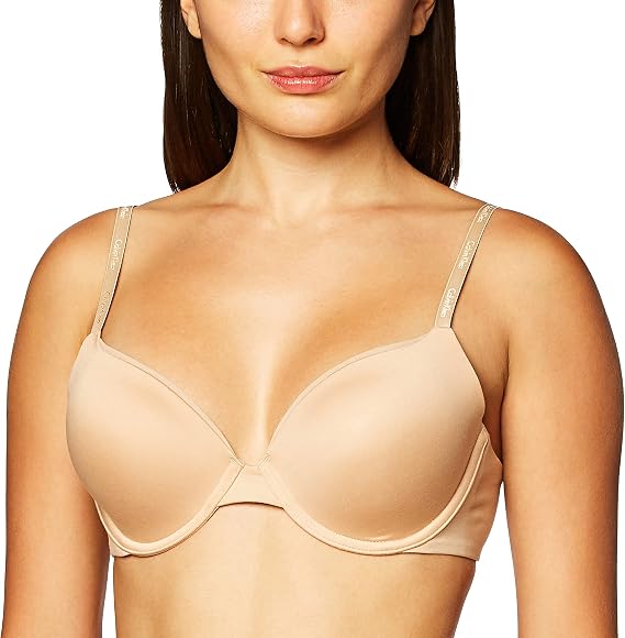 Calvin Klein Womens Constant Convertible Strap Lightly Lined Demi Bra