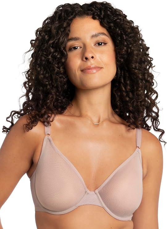 "Smart & Sexy Women's Sheer Mesh Demi Underwire Bra - Sexy & Comfortable See Through Bras
