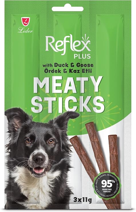 Reflex Plus Stick Treats With Duck&Goose Ördekli Kazlı Köpek Ödül Maması 33 Gr