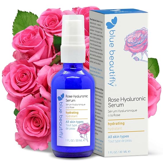 Blue Beautifly Pure Hyaluronic Acid Serum for Face, 1 fl oz