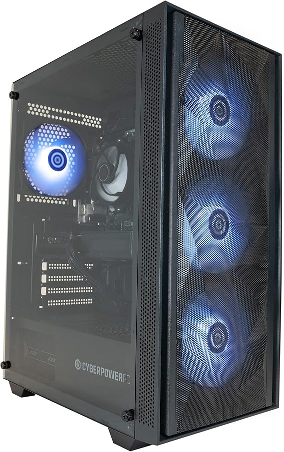 CyberPowerPC Wyvern Gaming PC - 650W PSU, Nvidia RTX 3050, 500GB NVMe SSD, Windows 11, Intel Core i5 12400F