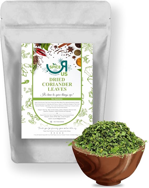 Coriander Leaf | Leaves Dried Cilantro Leaves Premium Quality By Spice R Us 100g