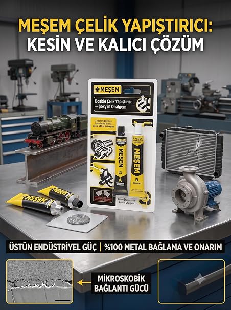 Meşem Çelik Yapıştırıcı 2’li Karışım 20 GR