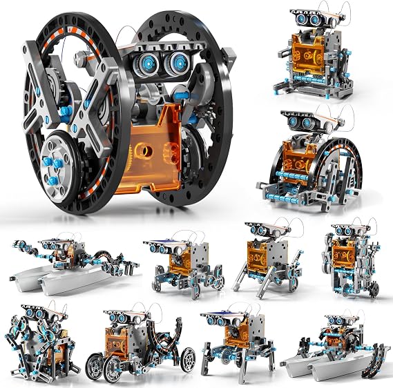 Solar Powered Kits Toys Robotics for Kids Ages 8-12, STEM Toys