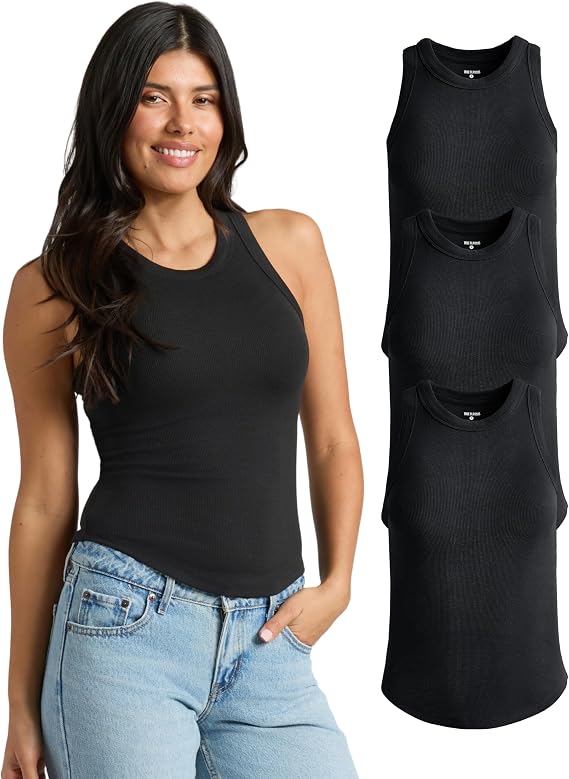 True Classic Womens Tops Flattering Fit Casual Tank Tops
