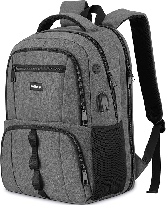 Travel Laptop Backpacks Men for Business, Bookbag Gift for School Boys Schooler Student in High School College,Anti Theft Computer Bag with 15.6 Inch Compartment and USB Charging Port,Water Resistant