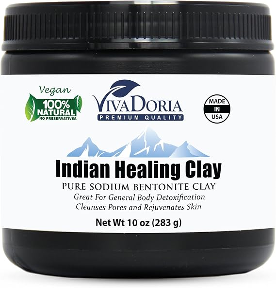Indian Healing Bentonite Clay, 10 Ounces